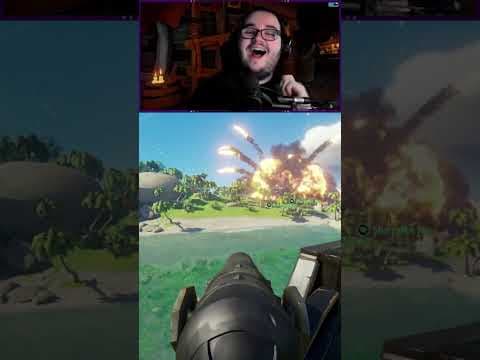 TC Fighting For His Life Over There!!! | #seaofthieves #shorts